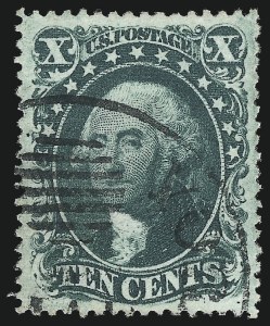 Sale 1032, Lot 3085, 5c-90c 1857-60 Issue (Scott 27-39)
