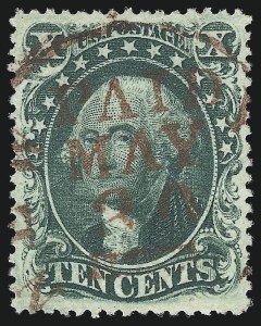 Sale Number 1032, Lot Number 3086, 5c-90c 1857-60 Issue (Scott 27-39) Sale Number 1032, Lot Number 3086, 5c-90c 1857-60 Issue (Scott 27-39)