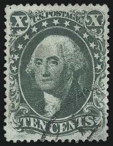 Sale 1032, Lot 3088, 5c-90c 1857-60 Issue (Scott 27-39)