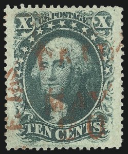 Sale 1032, Lot 3090, 5c-90c 1857-60 Issue (Scott 27-39)