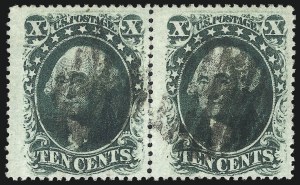 Sale 1032, Lot 3092, 5c-90c 1857-60 Issue (Scott 27-39)