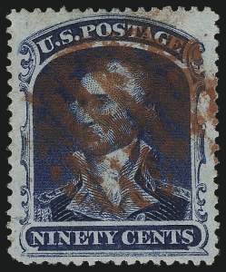 Sale 1032, Lot 3097, 5c-90c 1857-60 Issue (Scott 27-39)
