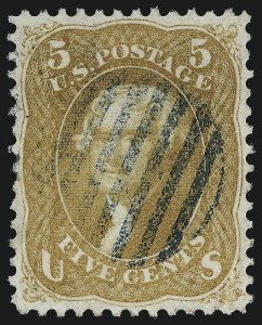 Sale Number 1032, Lot Number 3117, 1861-66 Issue (Scott 62B-67b) Sale Number 1032, Lot Number 3117, 1861-66 Issue (Scott 62B-67b)