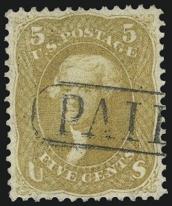 Sale Number 1032, Lot Number 3118, 1861-66 Issue (Scott 62B-67b)