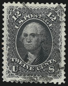 Sale Number 1032, Lot Number 3123, 1861-66 Issue (Scott 68-78b) Sale Number 1032, Lot Number 3123, 1861-66 Issue (Scott 68-78b)