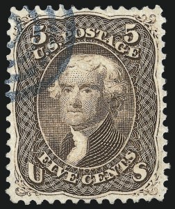 Sale Number 1032, Lot Number 3136, 1861-66 Issue (Scott 68-78b) Sale Number 1032, Lot Number 3136, 1861-66 Issue (Scott 68-78b)