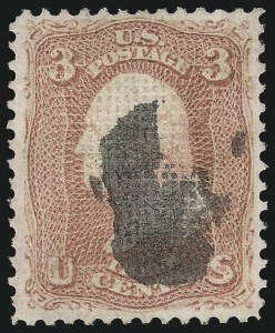 Sale 1032, Lot 3146, 1867-68 Grilled Issue, A thru Z Grills (Scott 79-85E)