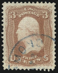 Sale 1032, Lot 3166, 1867-68 Grilled Issue, E and F Grills (Scott 86-101)