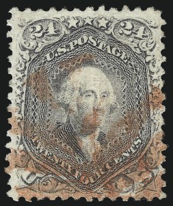 Sale 1032, Lot 3173, 1867-68 Grilled Issue, E and F Grills (Scott 86-101)