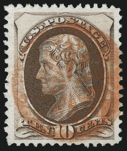 Sale 1032, Lot 3238, 1870-71 National Bank Note Co. Issue, Ungrilled (Scott 145-155)