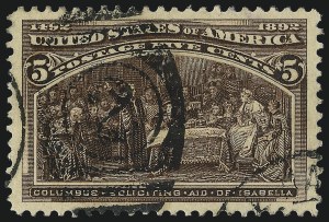 Sale 1032, Lot 3343, 1893 Columbian Issue (Scott 230-245)