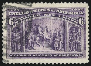 Sale 1032, Lot 3344, 1893 Columbian Issue (Scott 230-245)