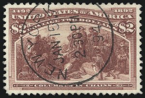 Sale 1032, Lot 3354, 1893 Columbian Issue (Scott 230-245)