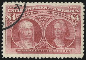 Sale 1032, Lot 3358, 1893 Columbian Issue (Scott 230-245)