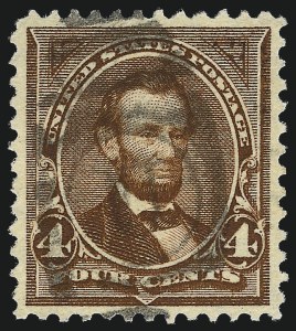 Sale 1032, Lot 3403, 1894-98 Bureau Issues, Watermarked and Color Change (Scott 264-284)