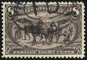 Sale 1032, Lot 3415, 1898 Trans-Mississippi Issue (Scott 285-293)