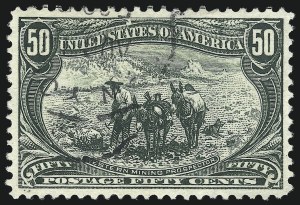 Sale 1032, Lot 3418, 1898 Trans-Mississippi Issue (Scott 285-293)