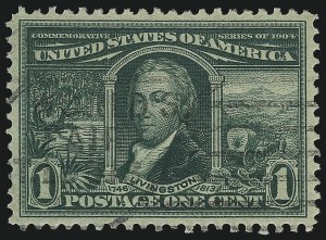 Sale 1032, Lot 3452, Louisiana Purchase and Jamestown Issues (Scott 323-330)