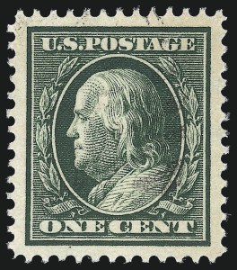 Sale 1032, Lot 3483, 1909 Commemoratives and 1908-12 Washington-Franklin Issues (Scott 367-396)