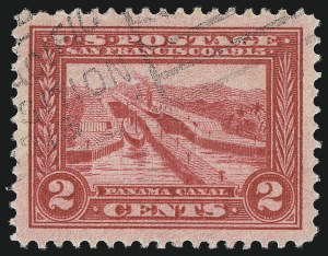 Sale 1032, Lot 3502, 1913 Panama Pacific Issue (Scott 397-404)
