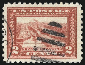 Sale 1032, Lot 3507, 1913 Panama Pacific Issue (Scott 397-404)
