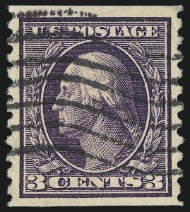 Sale 1032, Lot 3545, 1914-17 Washington-Franklin Issues (Scott 441-480)
