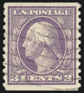 Sale 1032, Lot 3556, 1914-17 Washington-Franklin Issues (Scott 441-480)