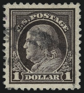Sale 1032, Lot 3605, 1917-18 Washington-Franklin Issues (Scott 483-524)