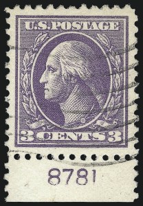 Sale 1032, Lot 3620, 1918-20 Washington-Franklin Offset Issue, Victory Issue (Scott 525-537b)