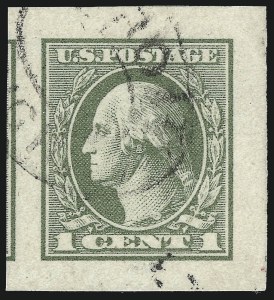 Sale 1032, Lot 3621, 1918-20 Washington-Franklin Offset Issue, Victory Issue (Scott 525-537b)