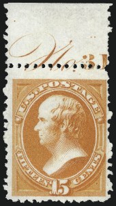 Sale 1033, Lot 4102, 1875 Continental Bank Note Co. Special Printings (Scott 167-177)