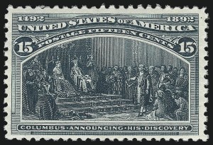 Sale 1033, Lot 4129, 1893 Columbian Issue (Scott 238-245)