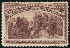 Sale 1033, Lot 4133, 1893 Columbian Issue (Scott 238-245)