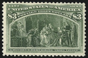 Sale 1033, Lot 4134, 1893 Columbian Issue (Scott 238-245)
