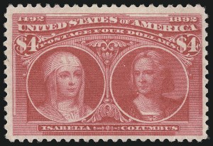 Sale 1033, Lot 4135, 1893 Columbian Issue (Scott 238-245)