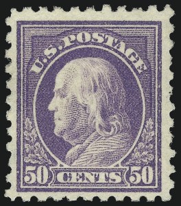 Sale 1033, Lot 4238, 1913 Panama Pacific thru Later Issues (Scott 400-679), 50c Light Violet (477) Sale 1033, Lot 4238, 1913 Panama Pacific thru Later Issues (Scott 400-679)