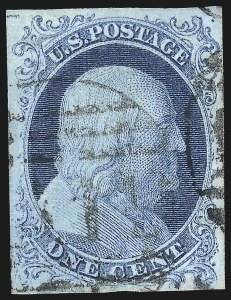 Sale 1034, Lot 10, 1c 1851-56 Issue (Scott 5-9)
