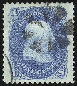Sale 1034, Lot 103, 1867-68 Grilled Issue (Scott 79-101)