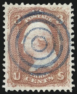 Sale 1034, Lot 105, 1867-68 Grilled Issue (Scott 79-101)