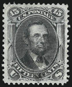 Sale 1034, Lot 109, 1867-68 Grilled Issue (Scott 79-101)