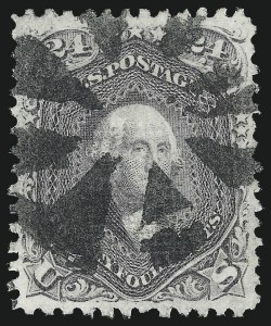 Sale 1034, Lot 110, 1867-68 Grilled Issue (Scott 79-101)
