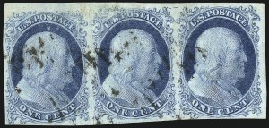 Sale 1034, Lot 13, 1c 1851-56 Issue (Scott 5-9)