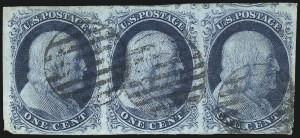 Sale 1034, Lot 16, 1c 1851-56 Issue (Scott 5-9)