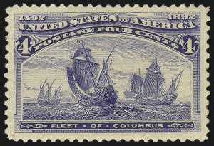 Sale 1034, Lot 212, 1893 Columbian Issue (Scott 230-245)