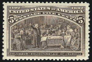 Sale 1034, Lot 214, 1893 Columbian Issue (Scott 230-245)