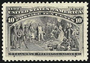 Sale 1034, Lot 217, 1893 Columbian Issue (Scott 230-245)