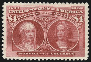 Sale 1034, Lot 224, 1893 Columbian Issue (Scott 230-245)