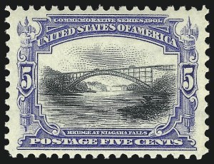 Sale 1034, Lot 284, 1901 Pan-American Issue with Inverts (Scott 294-299)