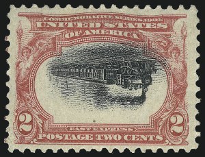Sale 1034, Lot 288, 1901 Pan-American Issue with Inverts (Scott 294-299)