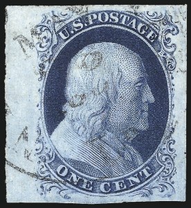 Sale Number 1034, Lot Number 29, 1c 1851-56 Issue (Scott 5-9)